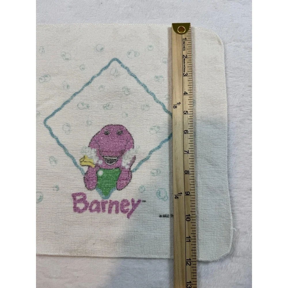 Vintage Wash Cloth Lot 90's American Girl Teenage Mutant Ninja Turtles Barney